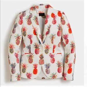 J CREW Campbell italian linen blazer. size8